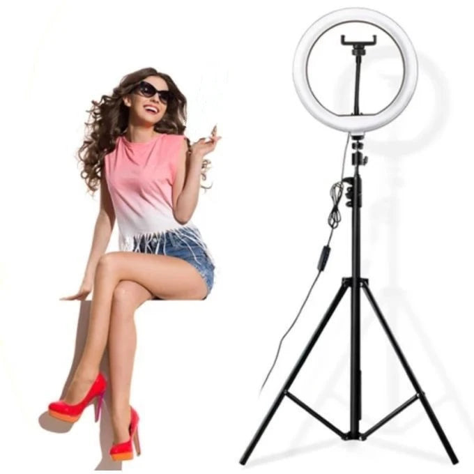 TRIPOD Pour Selfie Studio Influenceur Tiktok Tripod Adjustable Avec Lumiere