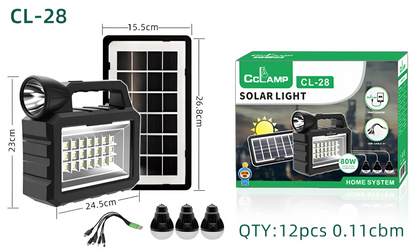 Générateur d'énergie pour le système d'éclairage Solaire extérieur portatif à la Maison avec le panneau Solaire