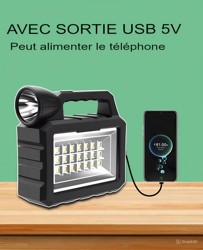 Générateur d'énergie pour le système d'éclairage Solaire extérieur portatif à la Maison avec le panneau Solaire