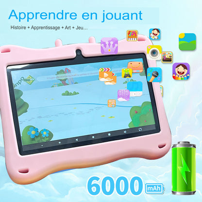 Tablette Pour Enfants Android 7 Pouces Jeu D'ordinateur Kitoko Oyo WAPI !