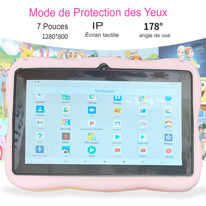 Tablette Pour Enfants Android 7 Pouces Jeu D'ordinateur Kitoko Oyo WAPI !
