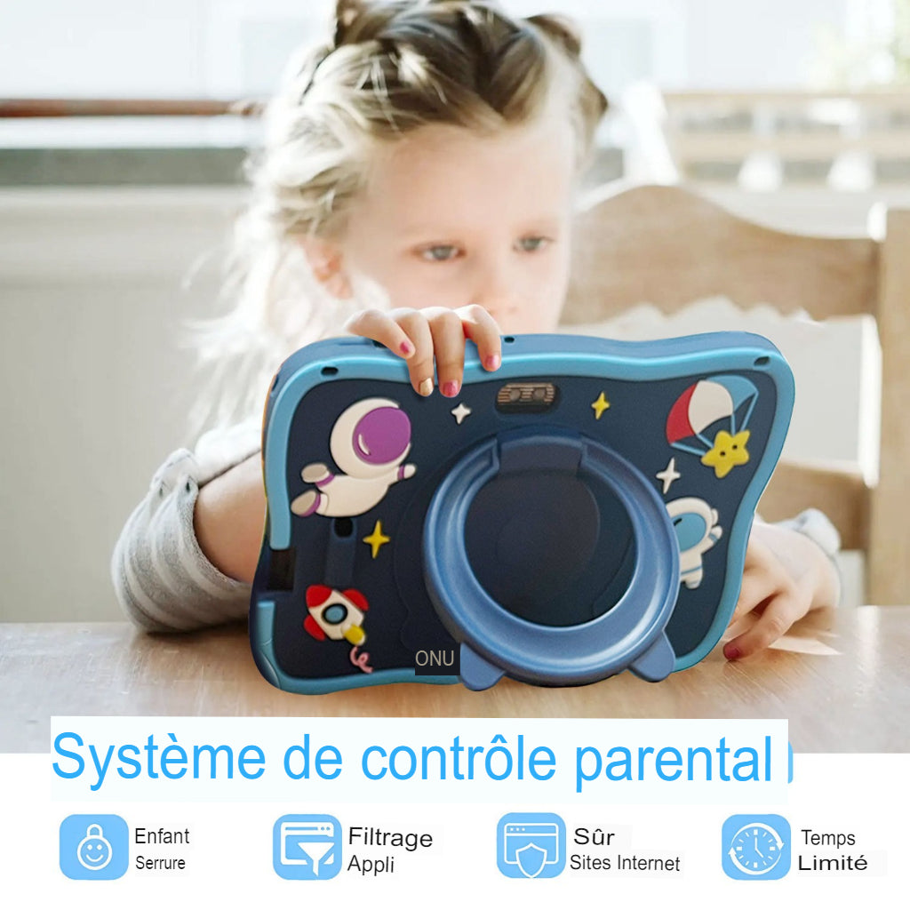 Tablette Pour Enfants Android 7 Pouces Jeu D'ordinateur Kitoko Oyo WAPI !