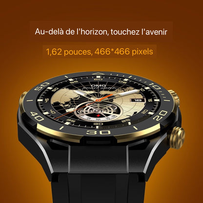 Montre Intelligente de Luxe Grand Écran AI Appel Vocal Bluetooth Connectable Avec Telephone