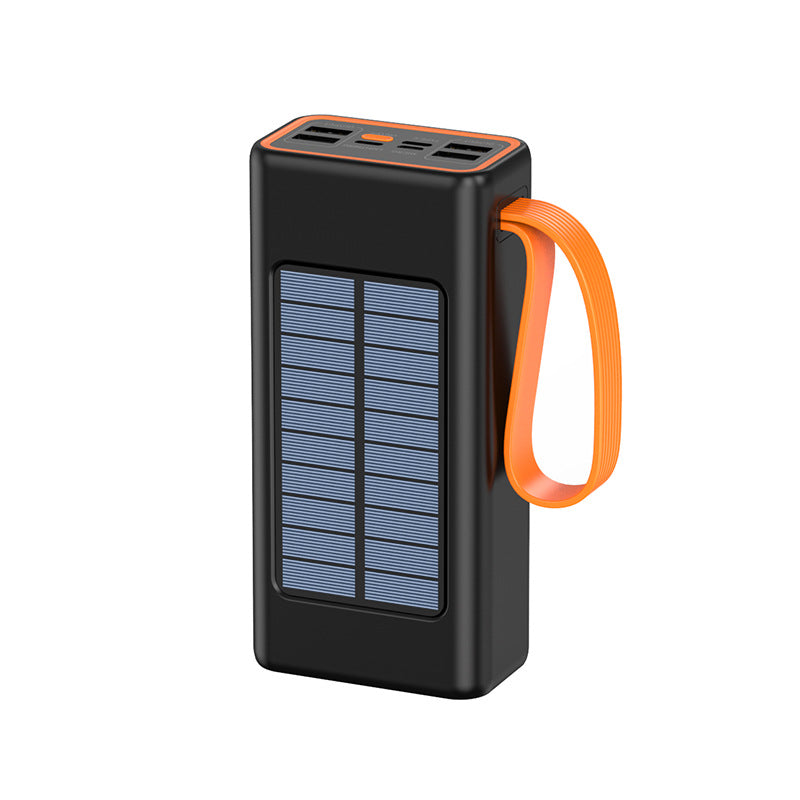 Power Bank Chargeable Avec Courant et Panneau Solaire Autonomie Durable Powerbank