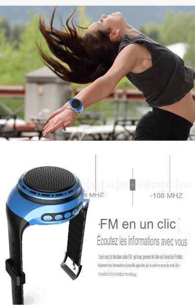 Montre Blaffle Bluetooth Pour Ecouter La musique Son Incroyable avec Radio FM Et Carte Mémoire